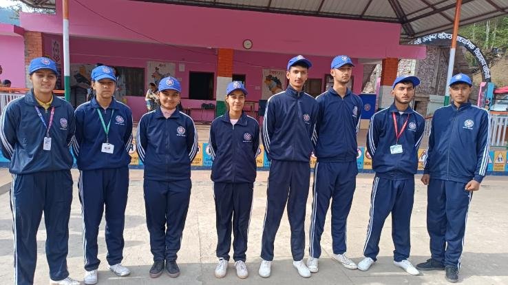 Kunihar: Two NSS volunteers of Boys School Kunihar selected in pre-Republic Parade training camp.
