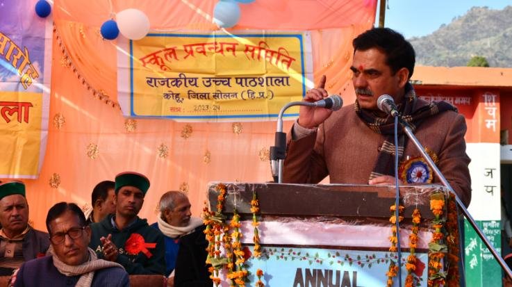 Solan: 8828 crores are being spent in education sector: Sanjay Awasthi