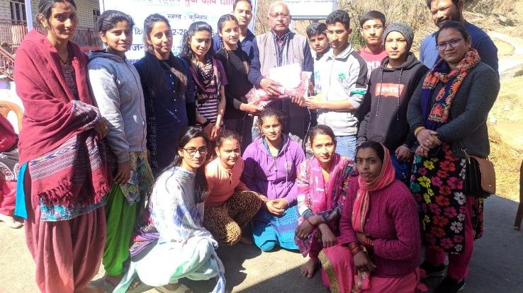 छिब्बर गांव में चल रहे पांच दिवसीय स्वच्छता अभियान शिविर का हुआ समापन