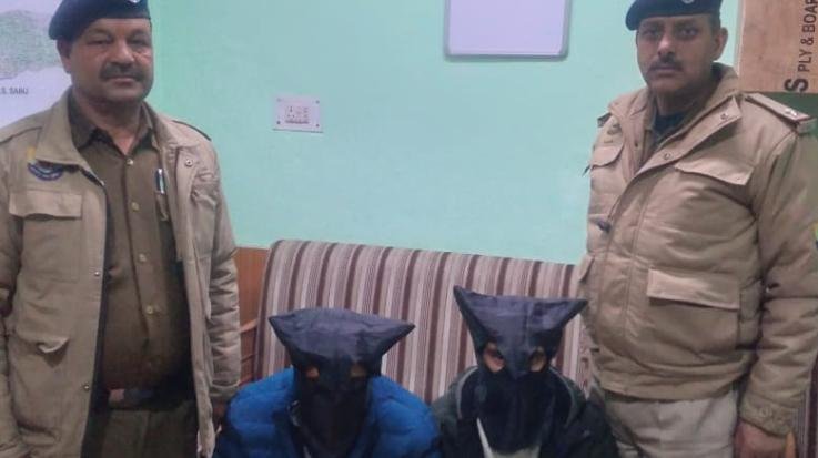 Kullu: Police caught two with 616 grams of charas.