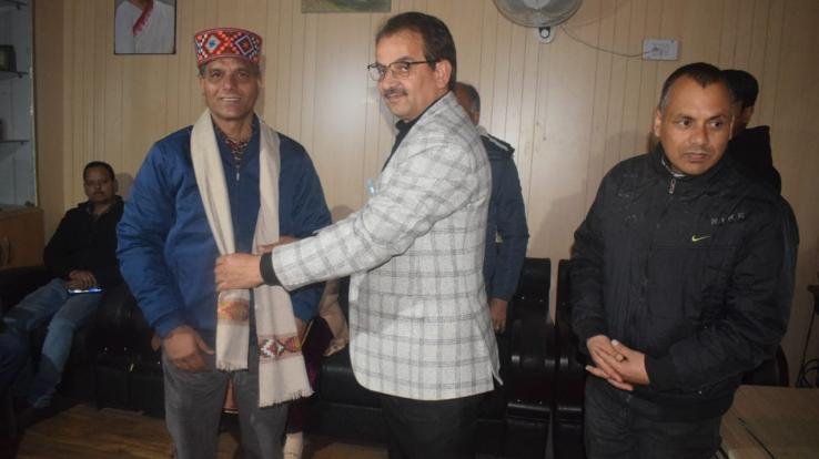 Kullu: Bhupendra Sharma, technical assistant posted in DPRO, retired.