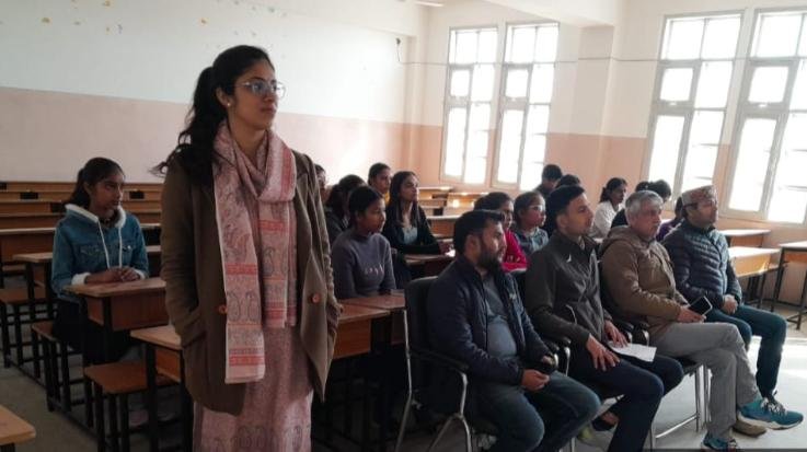  Results of global warming shown to students in Jaisinghpur College