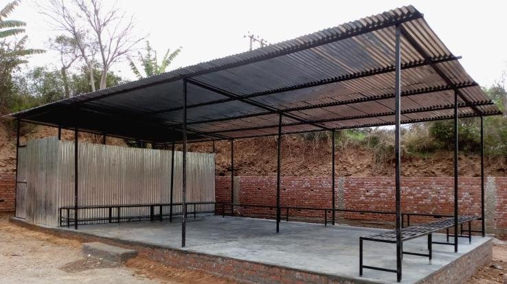 बरोटीवाला पँचायत को मिला अपना पहला उन्नत व कुशल शवदाह गृह 