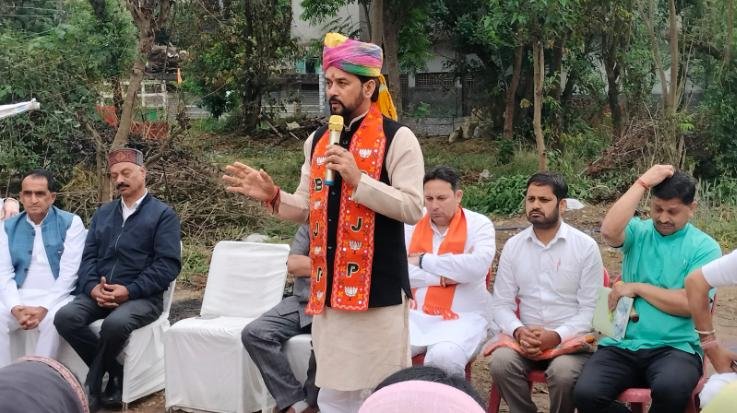 Congress violated most of the rights of ST, SC and OBC: Anurag Thakur