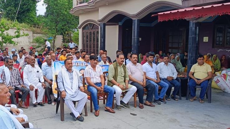 MLA Mallendra Rajan urges people to vote for Kangra-Chamba Lok Sabha candidate Anand Sharma