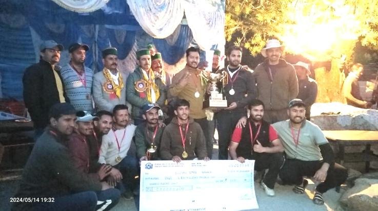 Forest XI became cricket champion in Rarang Stadium