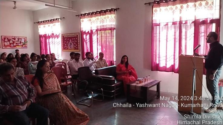 CBSE - Awareness on use of digital tools conducted at The Good Shepherd School Dharja, Solan