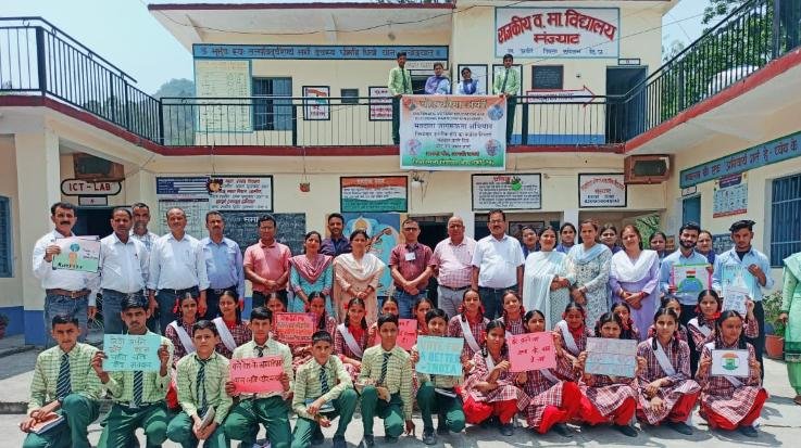 Sweep team Arki conducted voter awareness campaign in Manjyath area.