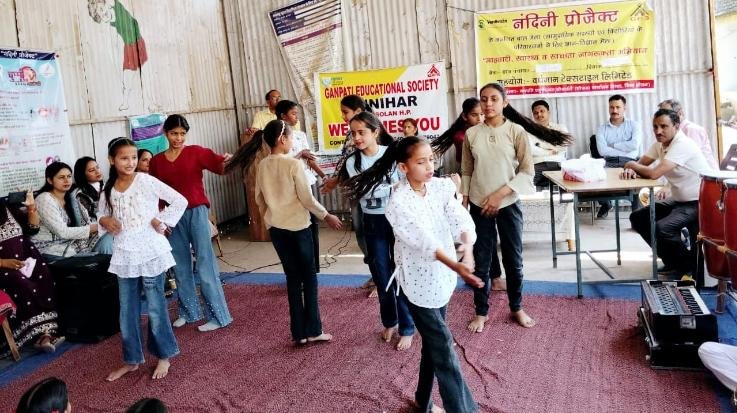 Children's fair organized by Ganpati Education Society Kunihar in Digal