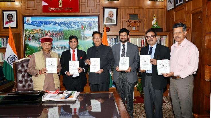 Governor released the book of Dr. Bharat Barowalia