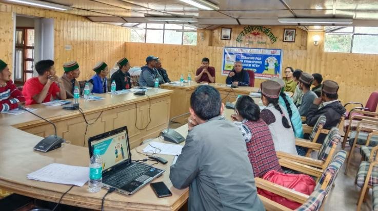 Kinnaur: TB Champions training camp organized in Hospital Reckong Peo