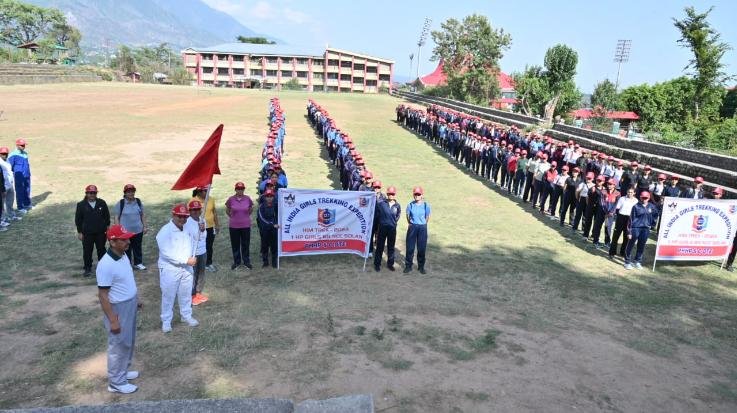 1 HP Girls Battalion NCC Solan launches All India Girls Tracking Expedition Camp today