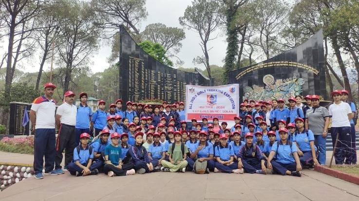 Dharamshala: Indru Nag takes cadets on third day of All India Girls Trekking Expedition