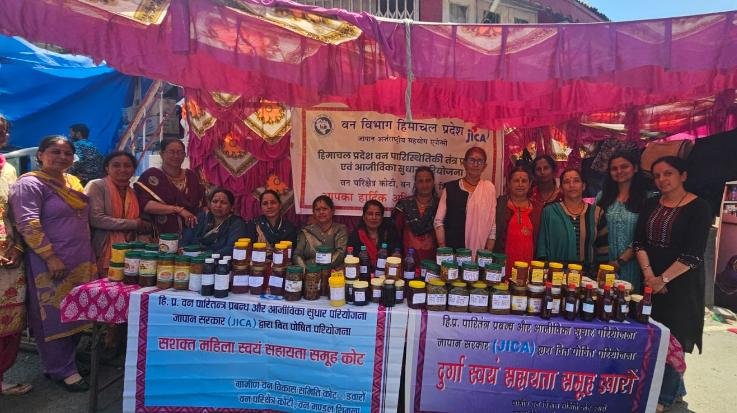 Shimla: Fragrance of products of Self Help Groups in Chail Fair.