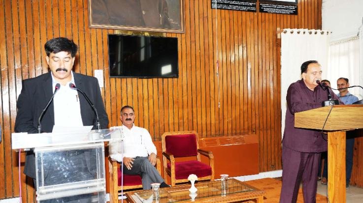 Chief Minister participated in the swearing-in ceremony of newly elected MLAs