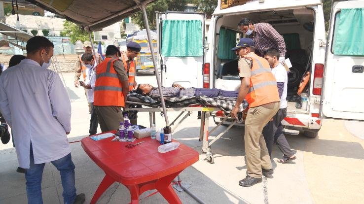 MAGA mock drill organized to deal with disaster in Kinnaur district