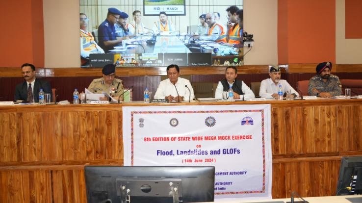 Mega mock drill was organized at 85 places in all the districts of the state.