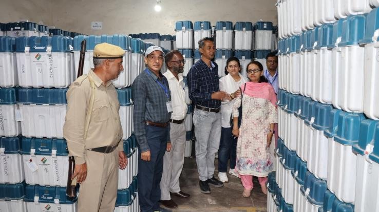 EVM And V.V.Pat. First level checking of machines conducted