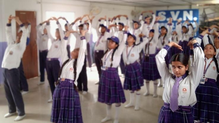 Kunihar: SVN School celebrated International Yoga Day