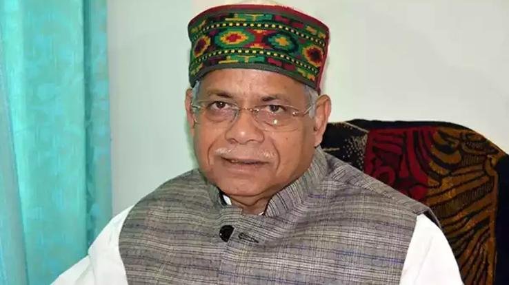Governor Shiv Pratap Shukla on his visit to Solan on June 30