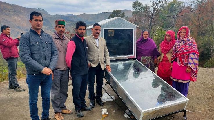 सोलर ड्रायर लगने से बढ़ेगी किसानों की आय 