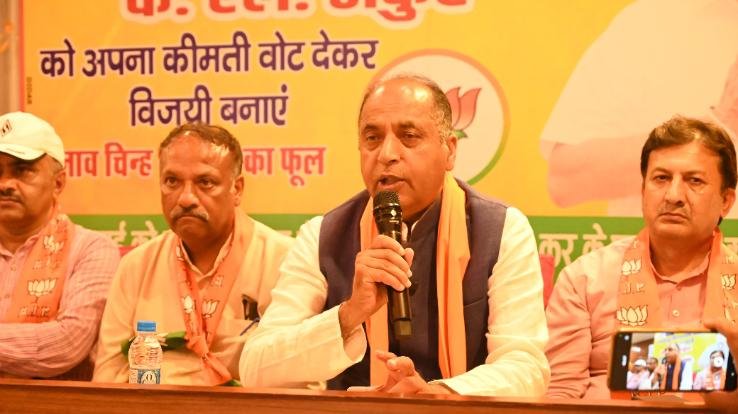 Power's protection of crime, 132 cases registered against Congress candidate from Nalagarh: Jairam Thakur