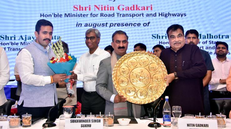 Chief Minister urged Nitin Gadkari to declare Ranital-Kotla, Ghumarwin-Jahu-Sarkaghat roads as national highways.