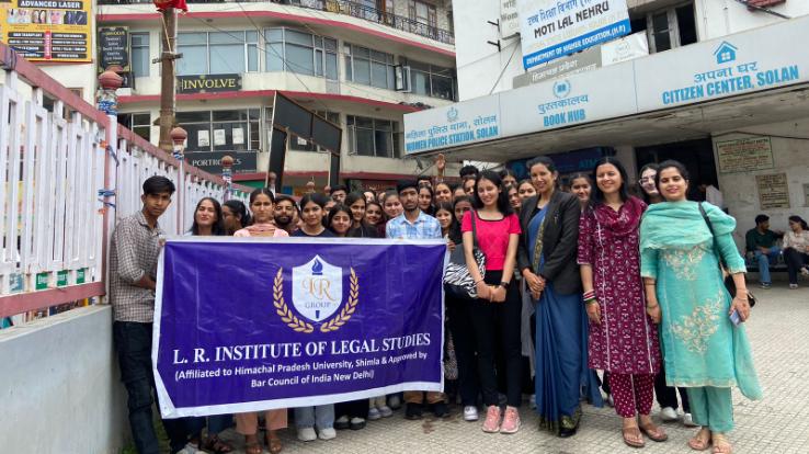 LR Institute of Legal Studies visited Sadar Police Station Kotlanala and Mahila Police Station Solan