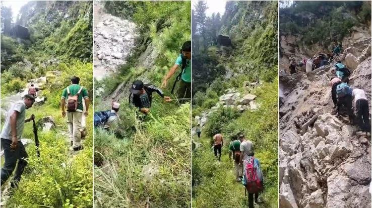 Kullu: Tourist stranded in Malana safely rescued through Rasol hills