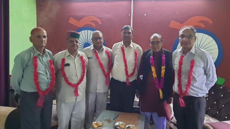 Kunihar: Elections of Pensioners and Senior Citizens Welfare Organization Patta Barawari, Haripur unit held today.