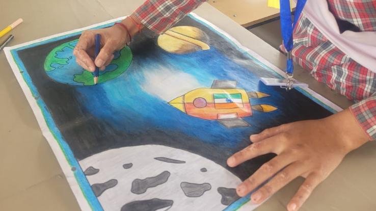 Kunihar: Government Senior Secondary School Sayri celebrated 'National Space Day'