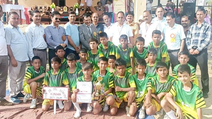 Kunihar became the winner of 4-day district level under 14 student sports competition