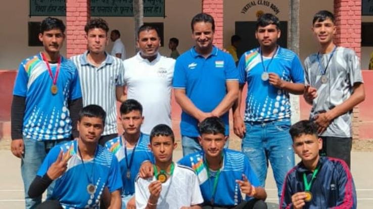 Padhar: Players of Thaltukhod School of Chauharghati dominate in state level competition.