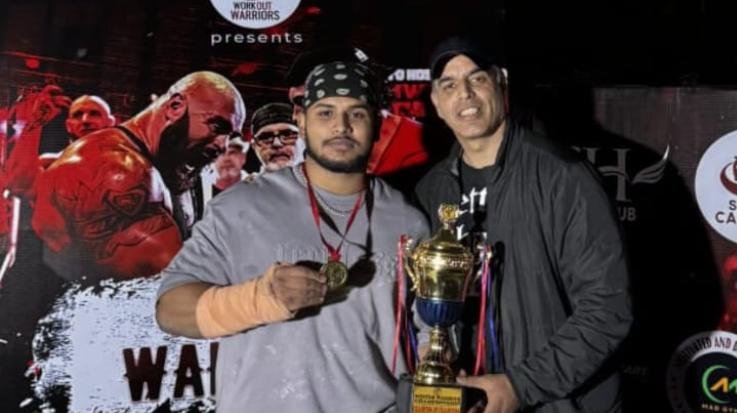 Solan: L.R. Institute of Pharmacy student won gold medal in 'Arm Wrestling Championship'