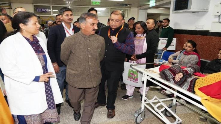 Shimla: Chief Minister Sukhu reached IGMC, know the reason