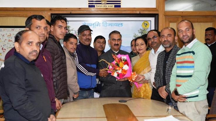 Delegation of Computer Teachers Association met the Chief Minister