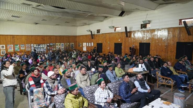 Environmental film festival organized at Bachat Bhawan in Kinnaur district