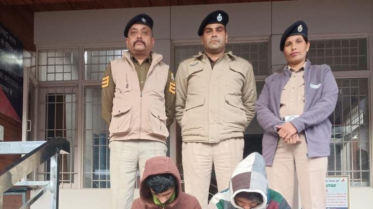 5.30 grams of heroin seized from a couple resident of Paragpur in Kangra