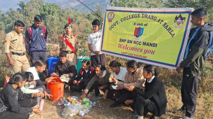 Padhar: NCC Day celebrated with enthusiasm at Narla College, Drang.