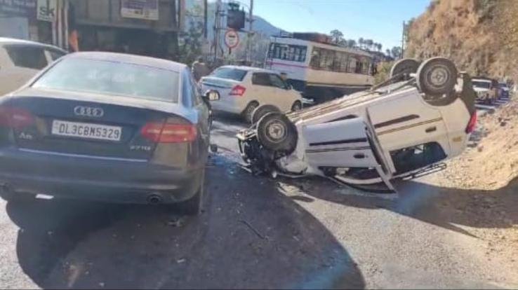 Horrible accident near Sankatmochan temple of Shimla..