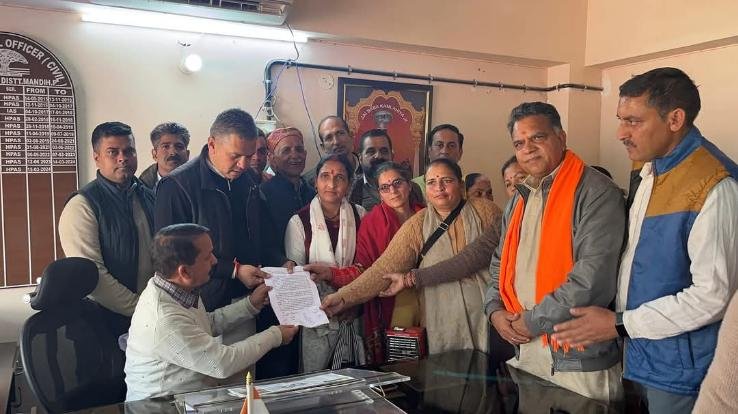 Hindu organizations take out public protest rally against Bangladesh government in Dharampur