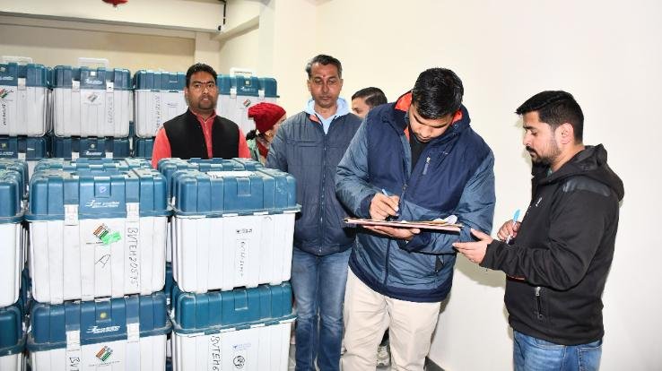 Solan: Quarterly inspection of EVM and VVPAT done