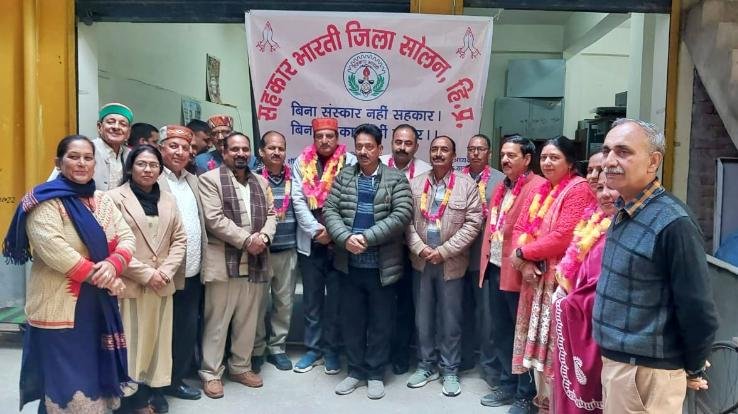 Kunihar: Ajit Singh elected president of Sahakar Bharti Arki unit