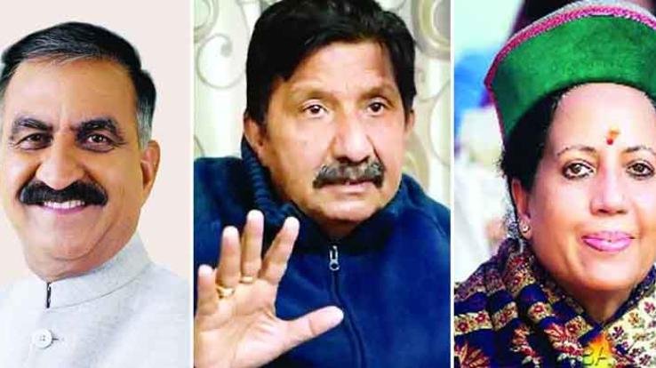 CM Sukhu, Deputy Chief Minister and State President Pratibha Singh went to Karnataka