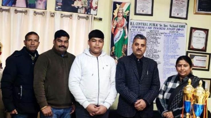 Jigar Tanwar of BL School Kunihar will lead Himachal Pradesh in National Games