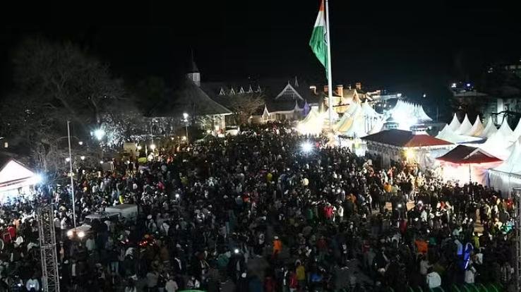 Himachal immersed in New Year celebrations... Celebration in Shimla, Manali, Dalhousie and Dharamshala