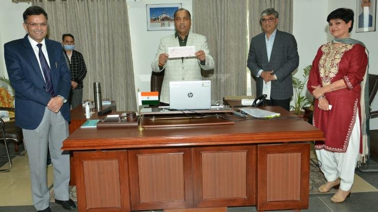 एचपीएसईबीएल ने मुख्यमंत्री राहत कोष में किया 3.03 करोड़ रुपये का अंशदान