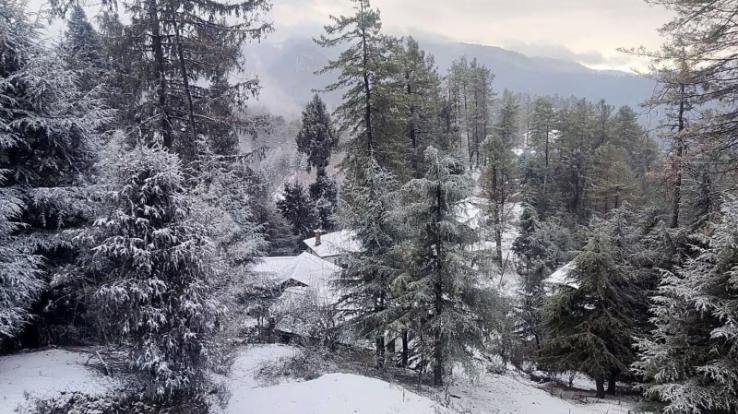 Snowfall again in the high altitude areas of Himachal, know when the weather will clear.