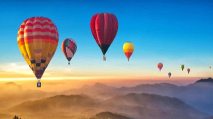 Hot air balloon ride started in Bilaspur, tourists will be able to see beautiful views in the air