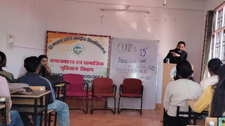 Dehra: Lecture on Legal Awareness on the occasion of Foundation Day at Central University of Himachal Pradesh